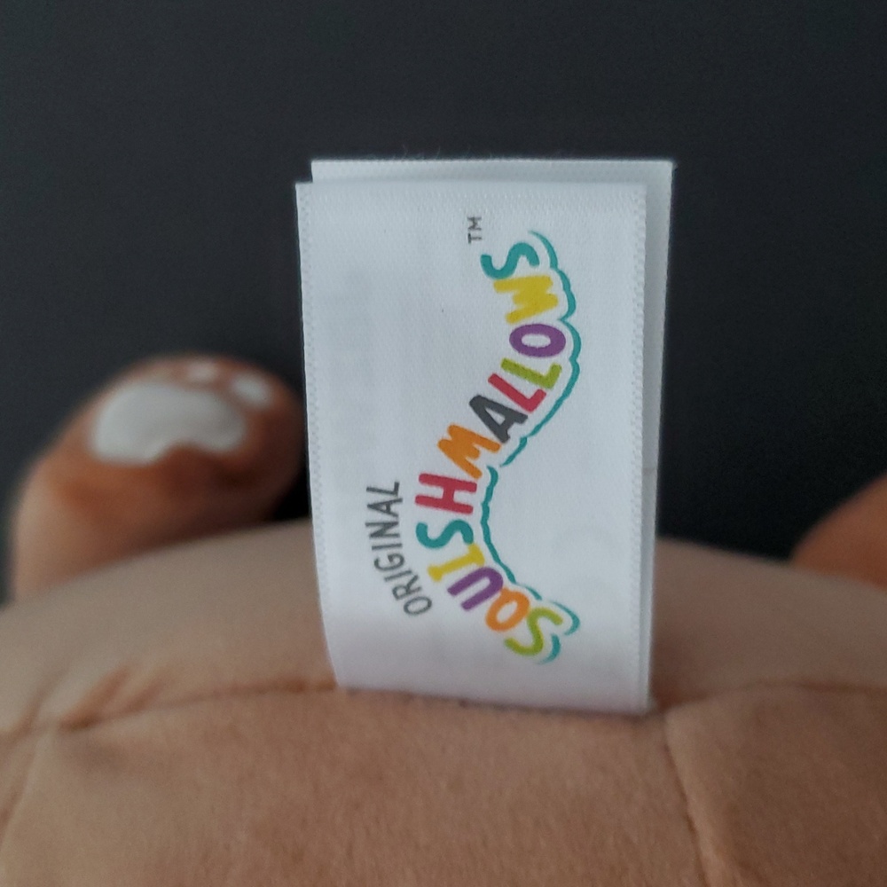 Original Squishmallows Christmas Plush with Brown, Red and White Accents "Benny" - Picture 6 of 8